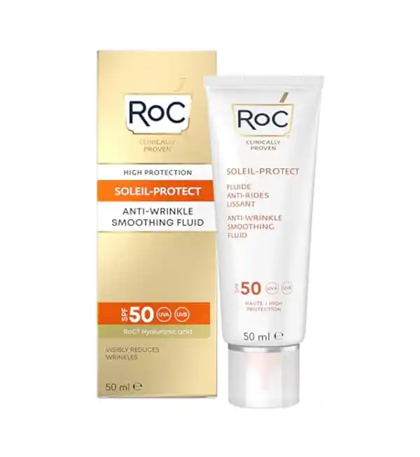 ROC Soleil-Protect Anti-Wrinkle Smoothing Fluid SPF50