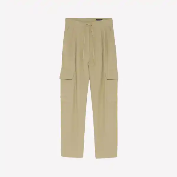 Pantalón cargo con pliegues