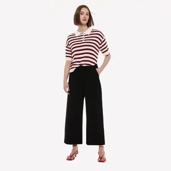 Pantalón alto culotte
