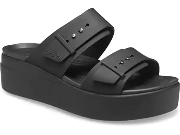 Crocs Brooklyn Buckle Low Wedge