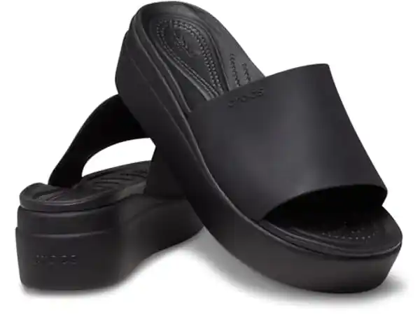 Crocs Brooklyn Slide para Mujer, Black, 38/39 EU