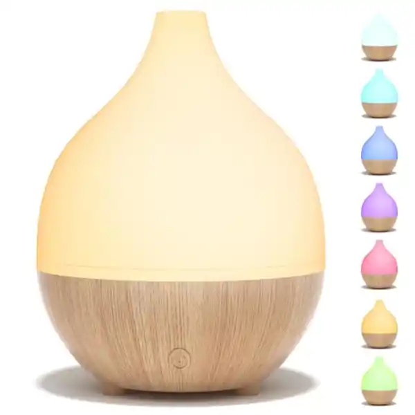 SALKING, difusor de aceites esenciales con 8 colores de iluminación