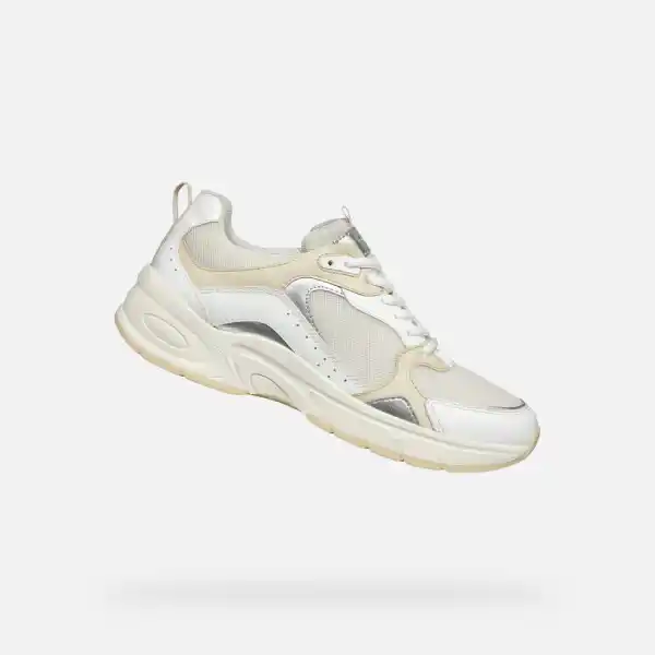 Geox Zarvia (Blanco/plata)