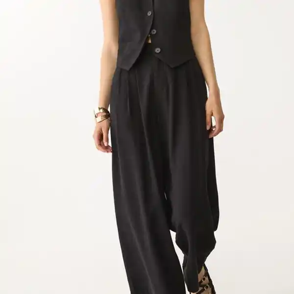 Pantalones anchos culotte de Stradivarius