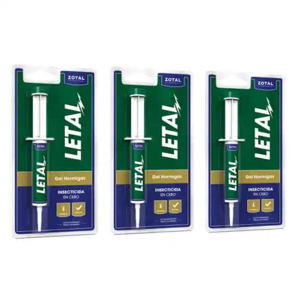 Gel antihormigas en jeringuilla (pack 3 uds)