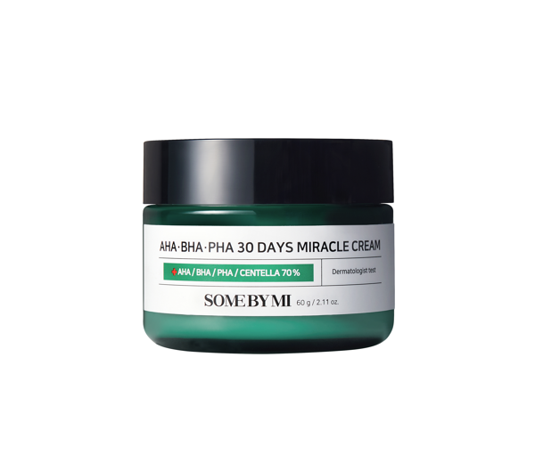 SOME BY ME AHA BHA PHA 30 Days Miracle Crema, crema facial renovadora, regeneradora y antiinflamatoria