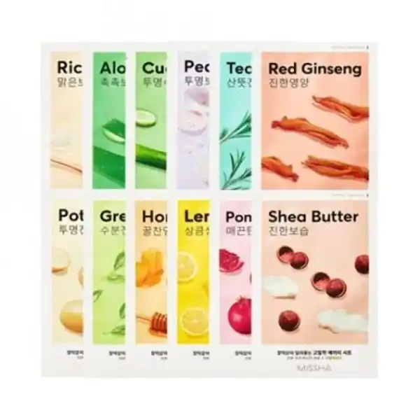 MISSHA Airy Fit Sheet Mask, mascarillas de tela hidratantes