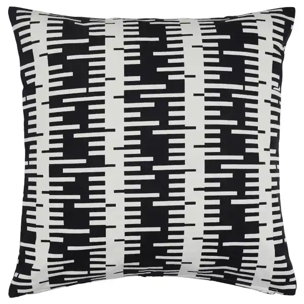 IKEA | Funda de cojín hueso/negro