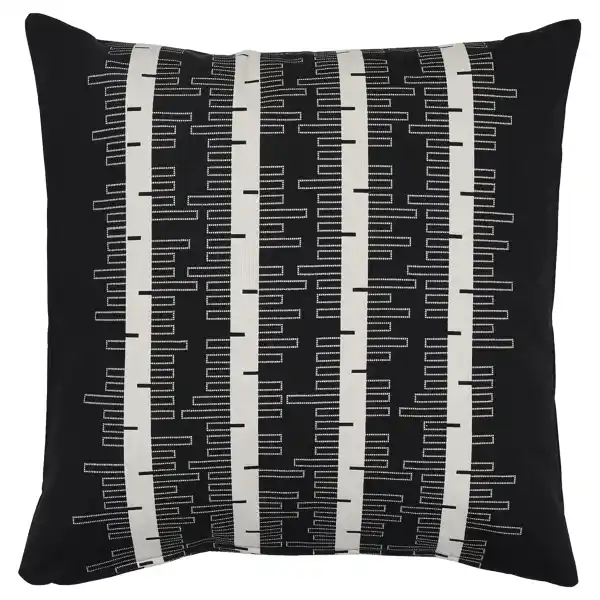 Funda de cojín - negro/hueso