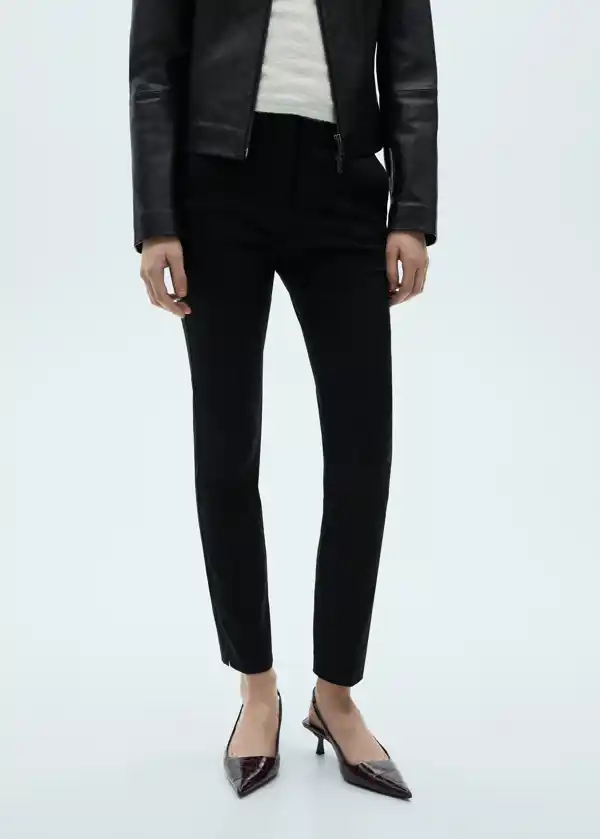 Pantalón skinny crop MANGO