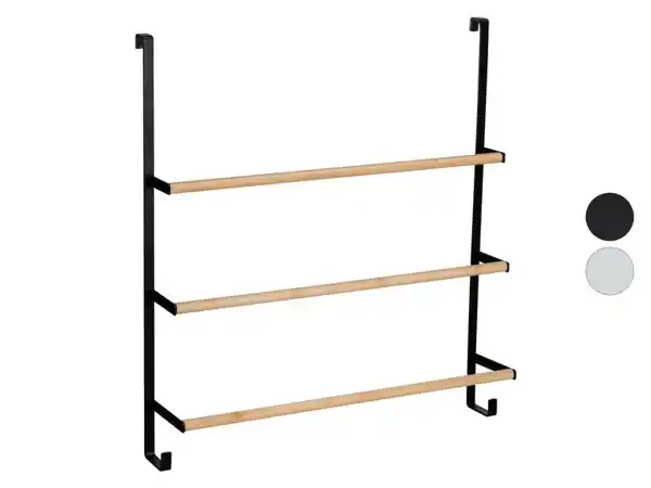 Toallero para puertas de bambú Wenko