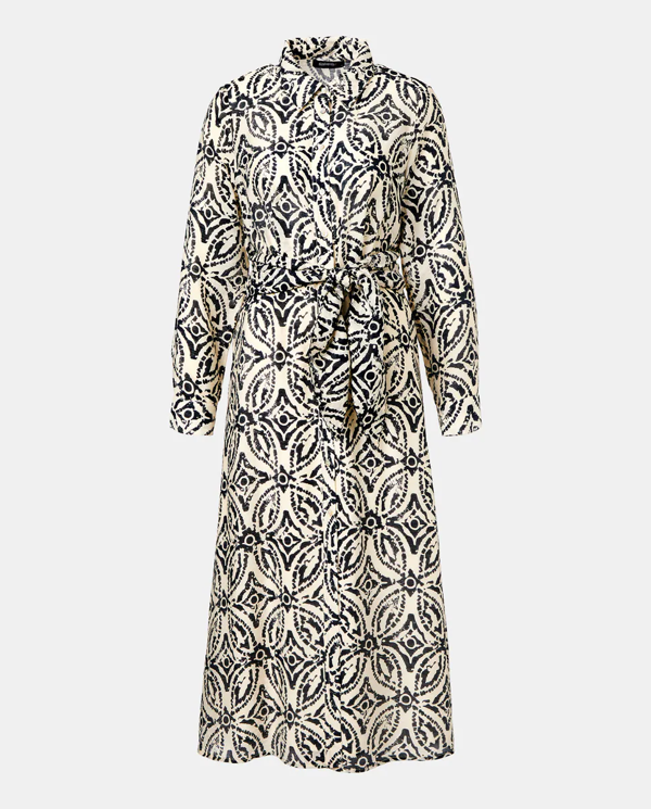 Vestido camisero de manga larga midi de Tintoretto