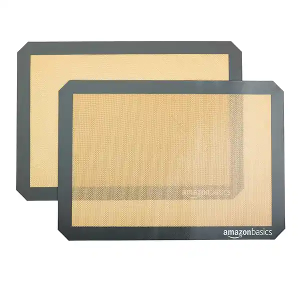 Amazon Basics, tapete de silicona para hornear (juego de 2 unidades)