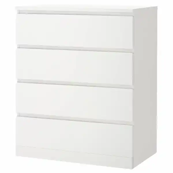 MALM Cómoda de 4 cajones