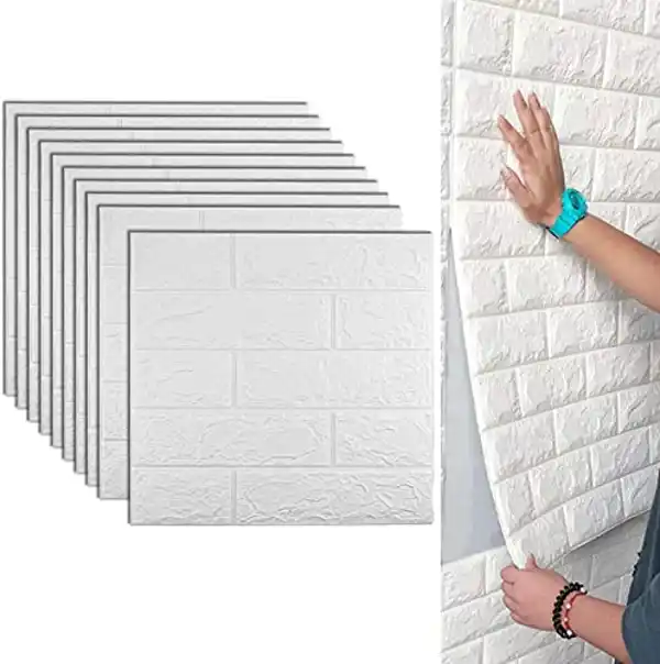 Amazon | Papel Pintado 3D efecto ladrillo