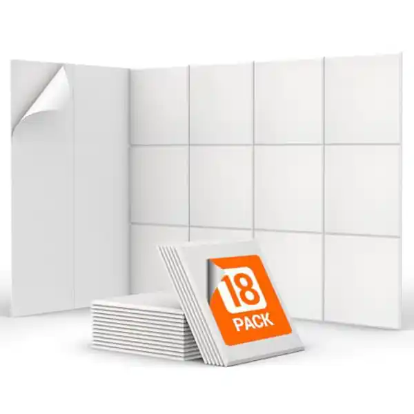Amazon | Paneles de espuma acústica (18 piezas)
