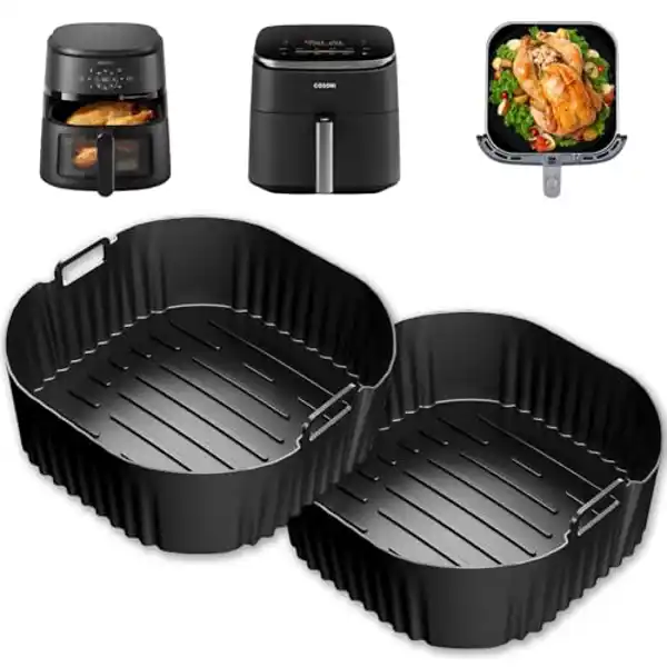 Amazon | 2 moldes de silicona para freidora de aire