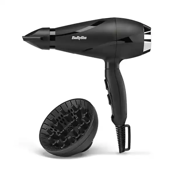 BaByliss Secador de Pelo Shine Pro 2200, tecnología iónica, 2200 W
