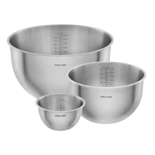 Zwilling Fresh & Save, set de 3 cuencos de acero inoxidable