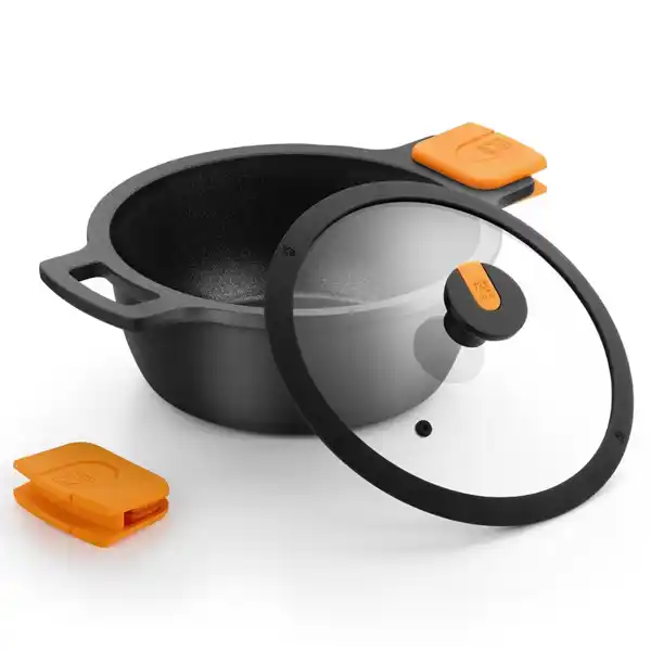 BRA Efficient Pro, cacerola con tapa de aluminio fundido