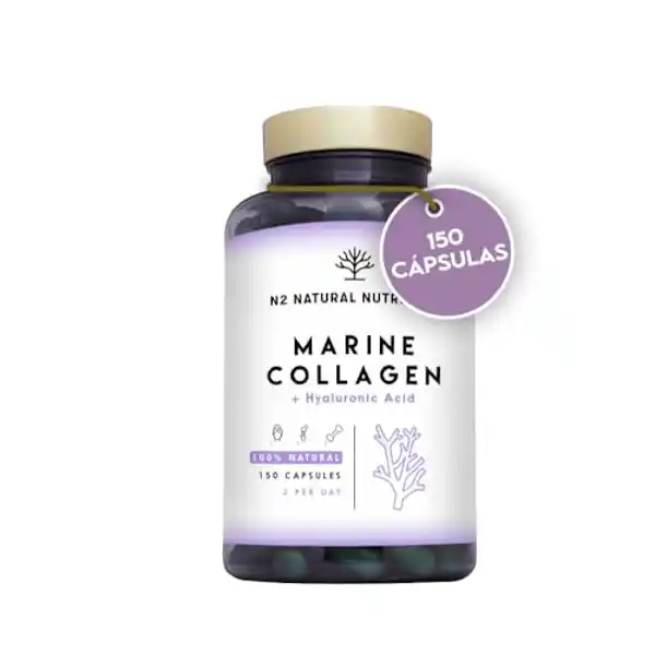 150 cápsulas de colágeno con Magnesio y ácido hialurónico