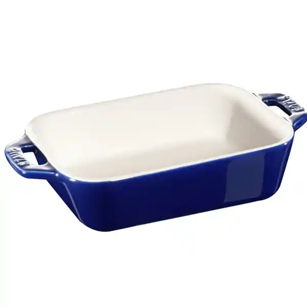 Staub, fuente rectangular de cerámica 