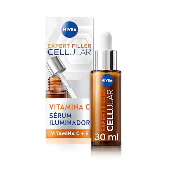 Nivea Expert Filler Cellular, sérum iluminador facial Vitamina C, 30 ml