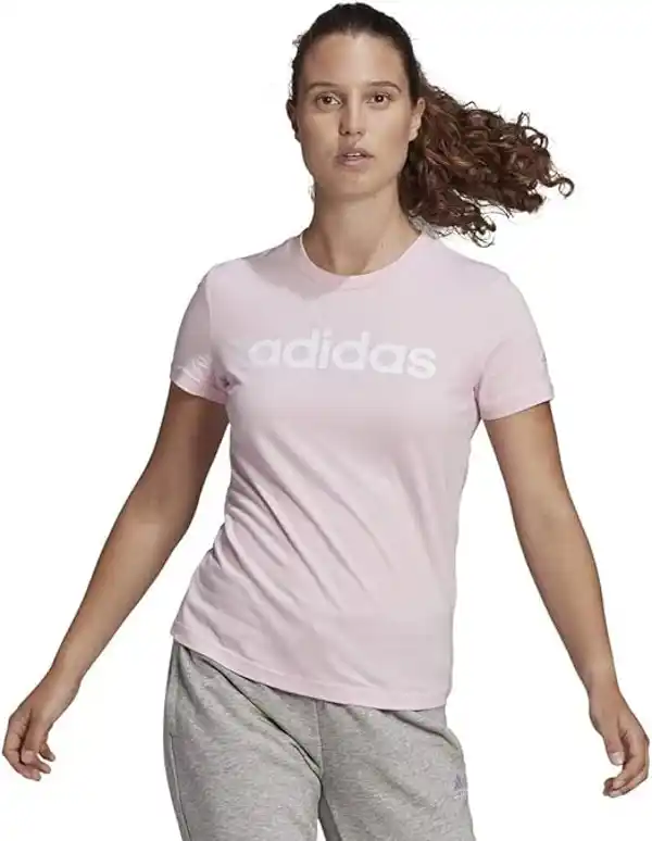 Adidas Essentials Slim Logo tee, camiseta 100% algodón