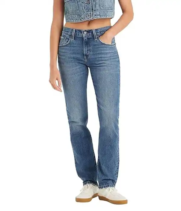 Levi's Middy Straight, vaqueros rectos para mujer