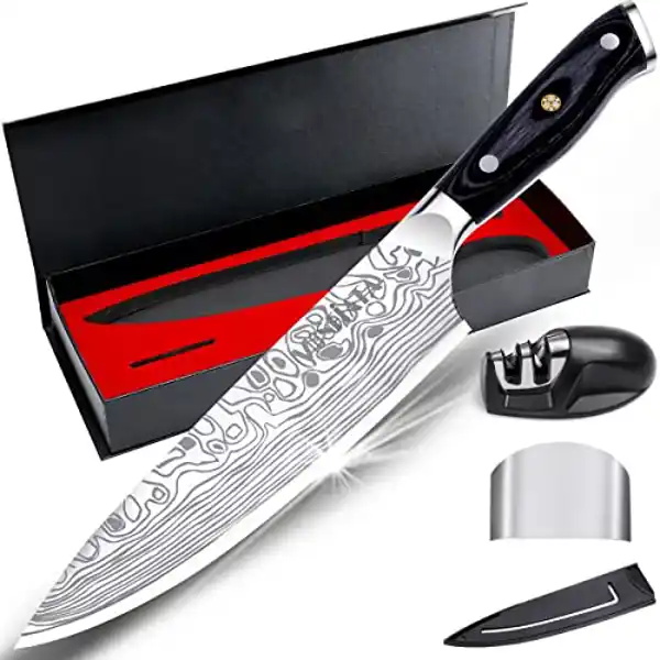 MOSFiATA, cuchillos de checf profesional, 20cm