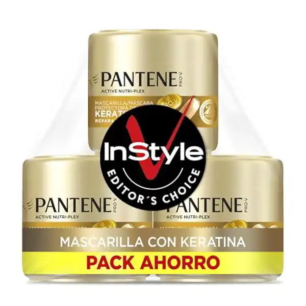 Pack x3 mascarilla L'Oréal Pantene Pro-V