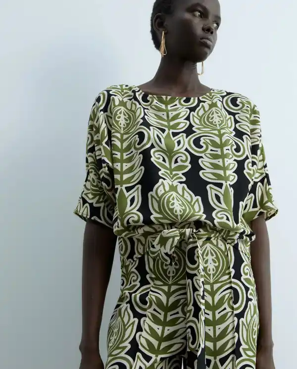 Blusa estampada