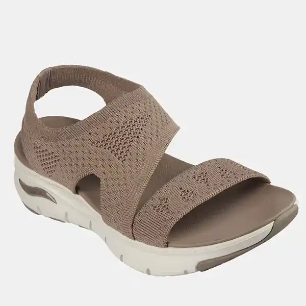Skechers, sandalias de cuña Arch Fit de mujer en flyknit