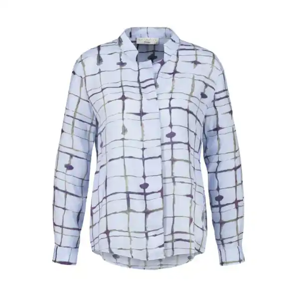 Blusa de manga larga estampada