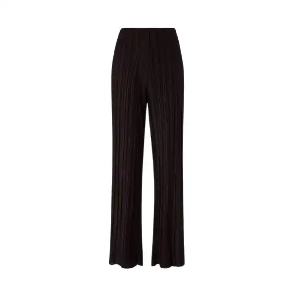 Pantalón de mujer de punto y plisado