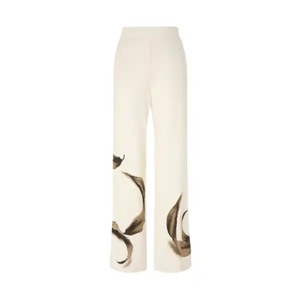 Pantalón de mujer recto de punto