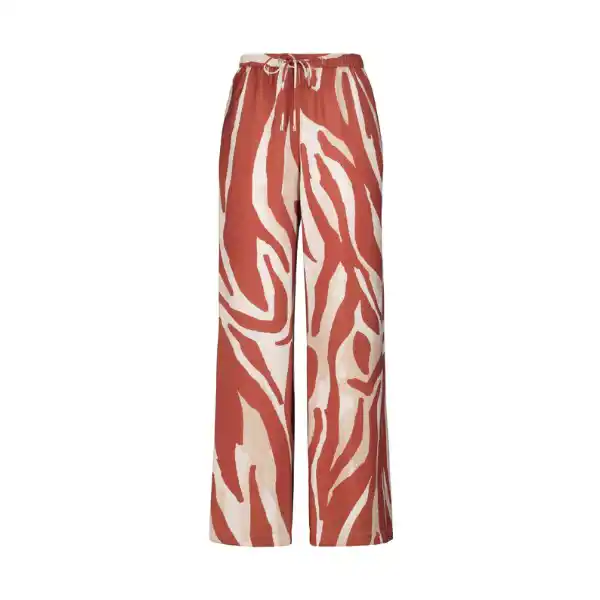 Pantalón ancho estampado