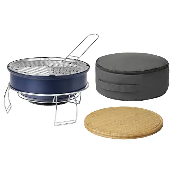 STRANDÖN Barbacoa - carbón azul