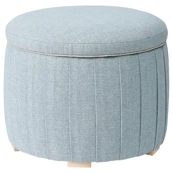 IKEA | Puf ÅTERLÖGA / Kilanda azul claro