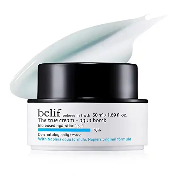 belif The True Cream Aqua Bomb, crema hidratante de escualano, 50 ml.