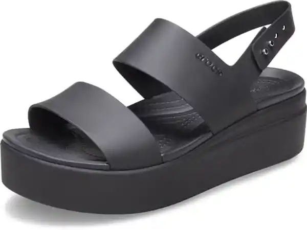 Crocs Brooklyn Buckle Low Wedge, sandalias