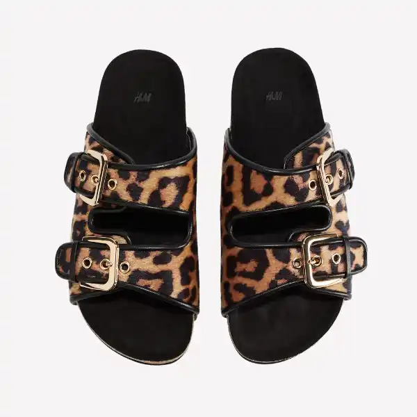 Sandalias estampado leopardo