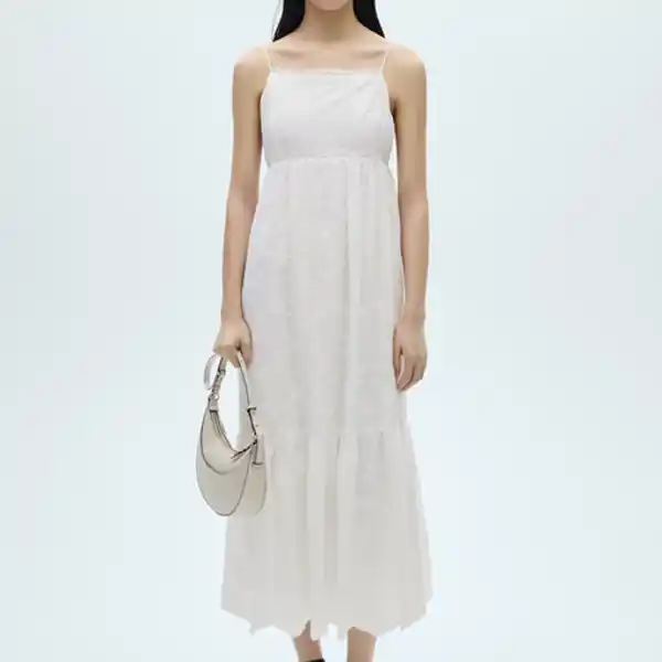 Vestido blanco de Mango