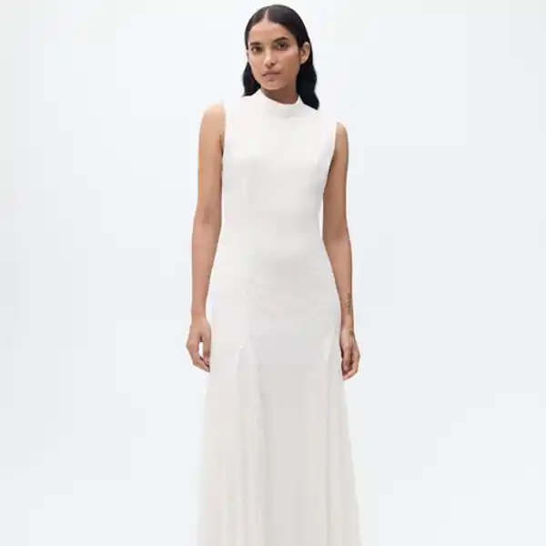 Vestido blanco de Mango