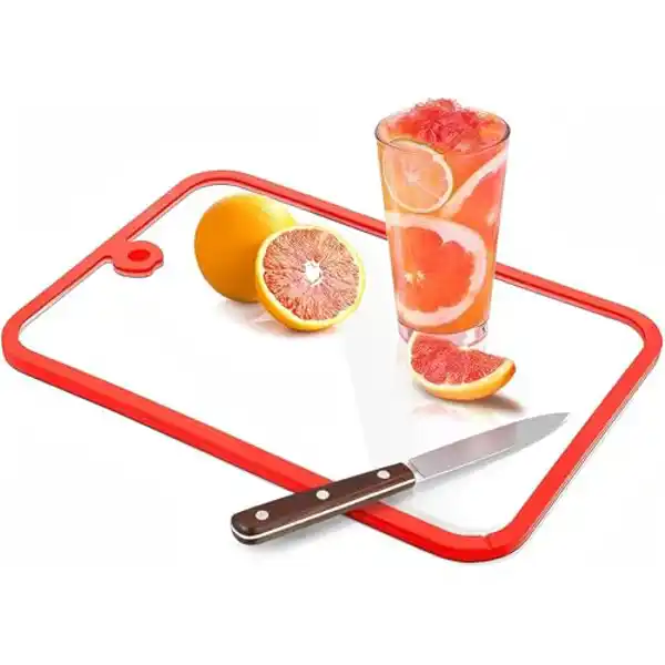 Freshmagic, tabla de cortar de vidrio templado 38 x 26 cm 