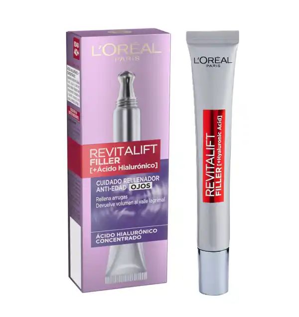 L'Oréal Paris Revitalift Filler, contorno de ojos revitalizante, 15 ml