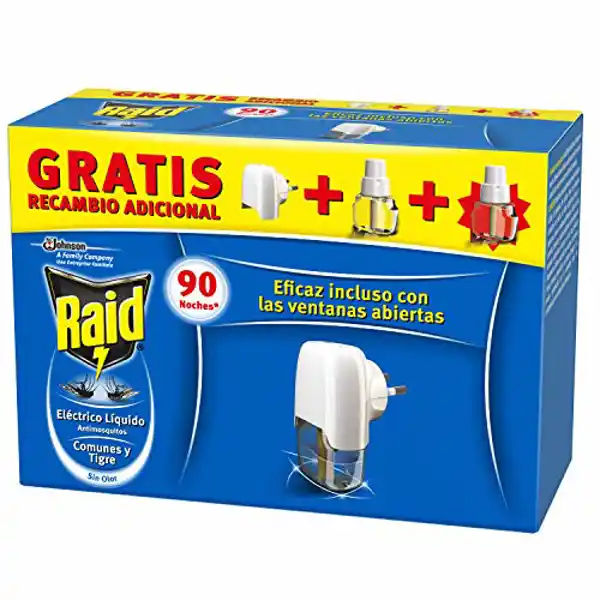Raid Eléctrico/Líquido Anti Mosquitos 