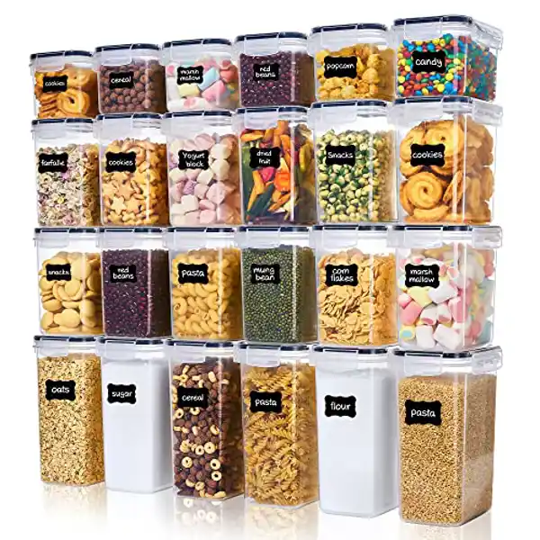 Botes herméticos cereales, pastas y dulces