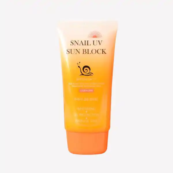 Jigott Snail UV Sun Block SPF50+ (Acabado transparente)
