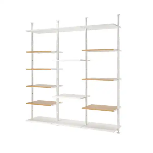 ELVARLI Combinación de almacenaje abierta (258x51x222-350 cm)